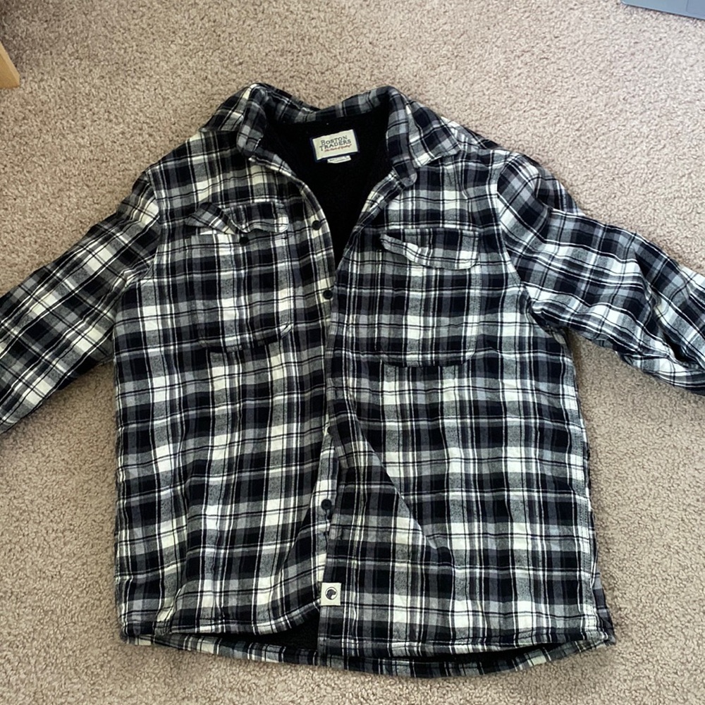 Boston traders flannel jacket